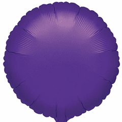 18" Solid Purple Metallic Balloon