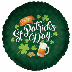 18" St. Patrick's Argyle Balloon