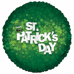 18" St. Patrick's Lucky Clover Balloon