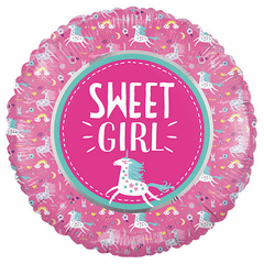 18" Sweet Baby Girl Balloon