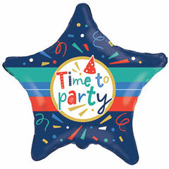 18" Time to Party Balloon