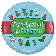 18" Tis the Season to be Freezin' Balloon