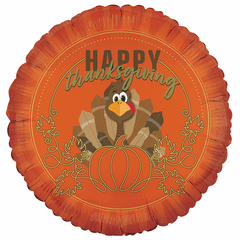 18" Turkey Time Balloon