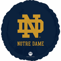 18" University of Notre Dame  