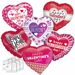 18" Valentine & Love Balloon Assortment