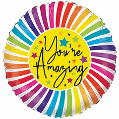 18" You're Amazing Spiral Balloon
