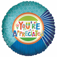 18" You're Appreciated Balloon