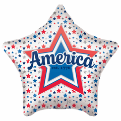 19" Star Confetti America