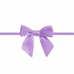 2.5" Lavender Bow with Ties