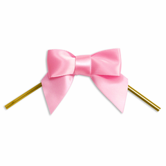 2.5" Pink Satin Bow