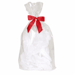25" Clear Cellophane Bag