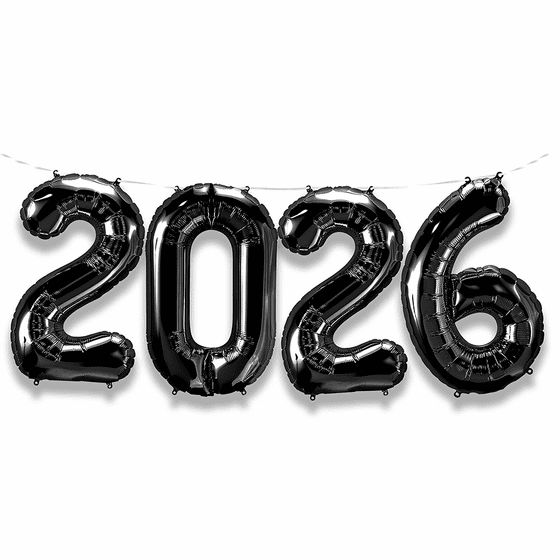 Balloon Banner Kit <br> 26" Black 2026