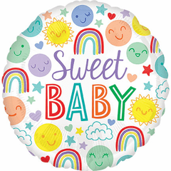 28" Sweet Baby Icons Jumbo Balloon