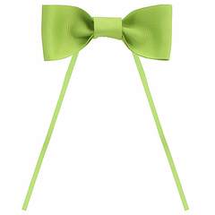 4.25" Green Grosgrain Bow Tie with Ties