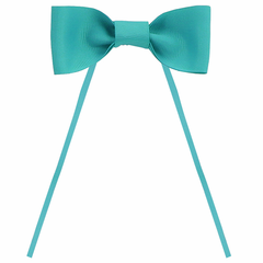 4.25" Teal Mist Grosgrain Bow Tie with Ties