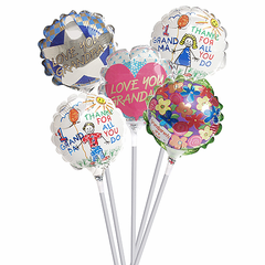 4" Grandparent's Day Assorted Air-Filled Balloons