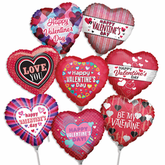 4" Valentine's Day Air-Filled Balloons