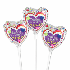 4" Valentine's Day Teacher Balloons