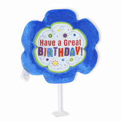 6" Happy Birthday Plush Pick
