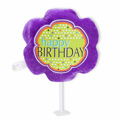 6" Happy Birthday Plush Pick
