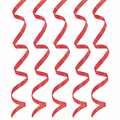 6' Red Pre-cut Curling Ribbon