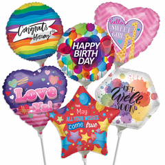 Air-Filled Pre-Inflated Stick Balloons