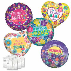 Assorted Spanish 18" Mother's Day with Ribbon Weights