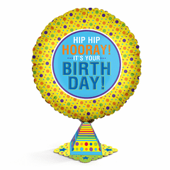 Balloon Airz Display Kit<br>Birthday Hip Hip Hooray