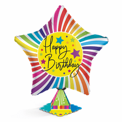 Balloon Airz Display Kit<br>Birthday Spiral Stars