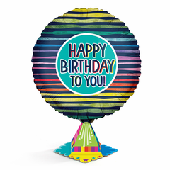 Balloon Airz Display Kit<br>Happy Birthday Rainbow Splash