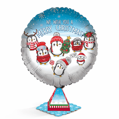 Balloon Airz Display Kit<br>Merry Christmas Penguin Fam