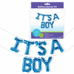 Balloon Banner Kit<br>It's a Boy