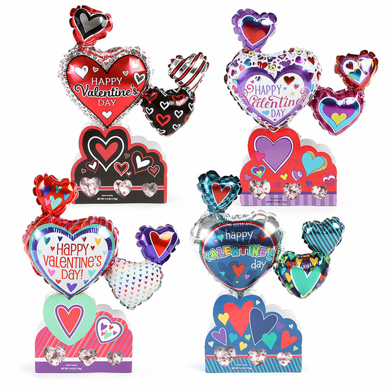 Be My Valentine Multi-balloon Gift Assortment