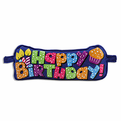 Blue Birthday Puffy Banner
