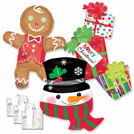 Christmas Shape Balloon Assortment