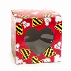 Cube Box<br>Outlined Hearts