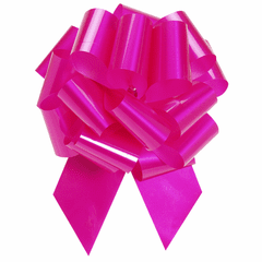 Extra Large Hot Pink Pull Bow
