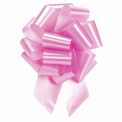 Extra Large Light Pink Pull Bow