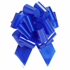 Extra Large Royal Blue Pull Bow
