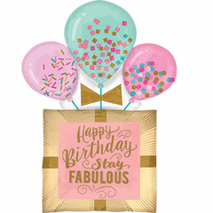 Fabulous Birthday Gift Shape Balloon