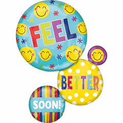 Feel Better Soon Bubble Shape Balloon