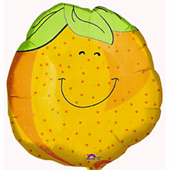 Happy Orange Shape Balloon
