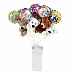 Hug Bear Balloon Gift