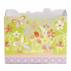 Long Treat Box<br>Butterflies and Flowers