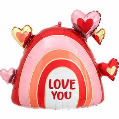 Love Rainbow Shape Balloon