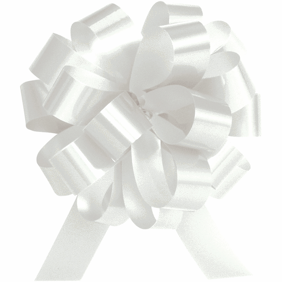 Medium White Lacquer Pull Bow