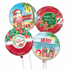 Mini Beachy Christmas Air-Filled Balloons