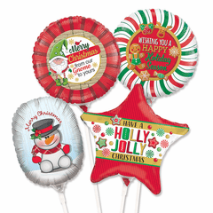 Mini Christmas Air-Filled Balloons