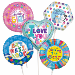 Mini General Sentiment Air-Filled Balloons