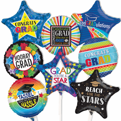 Mini Graduation Air-Filled Balloons